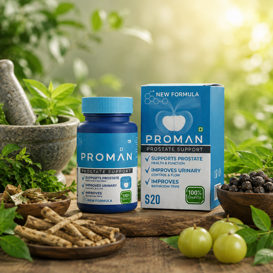 PROMAN ™ |  प्रोस्टेट ग्रंथि के कामकाज को सामान्य करता है और शक्ति बढ़ाता है!